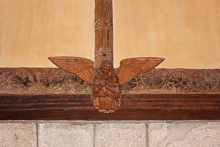Sampford Courtenay - Roof Carving